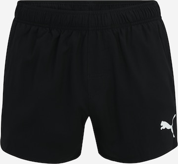Shorts de bain PUMA en noir : devant