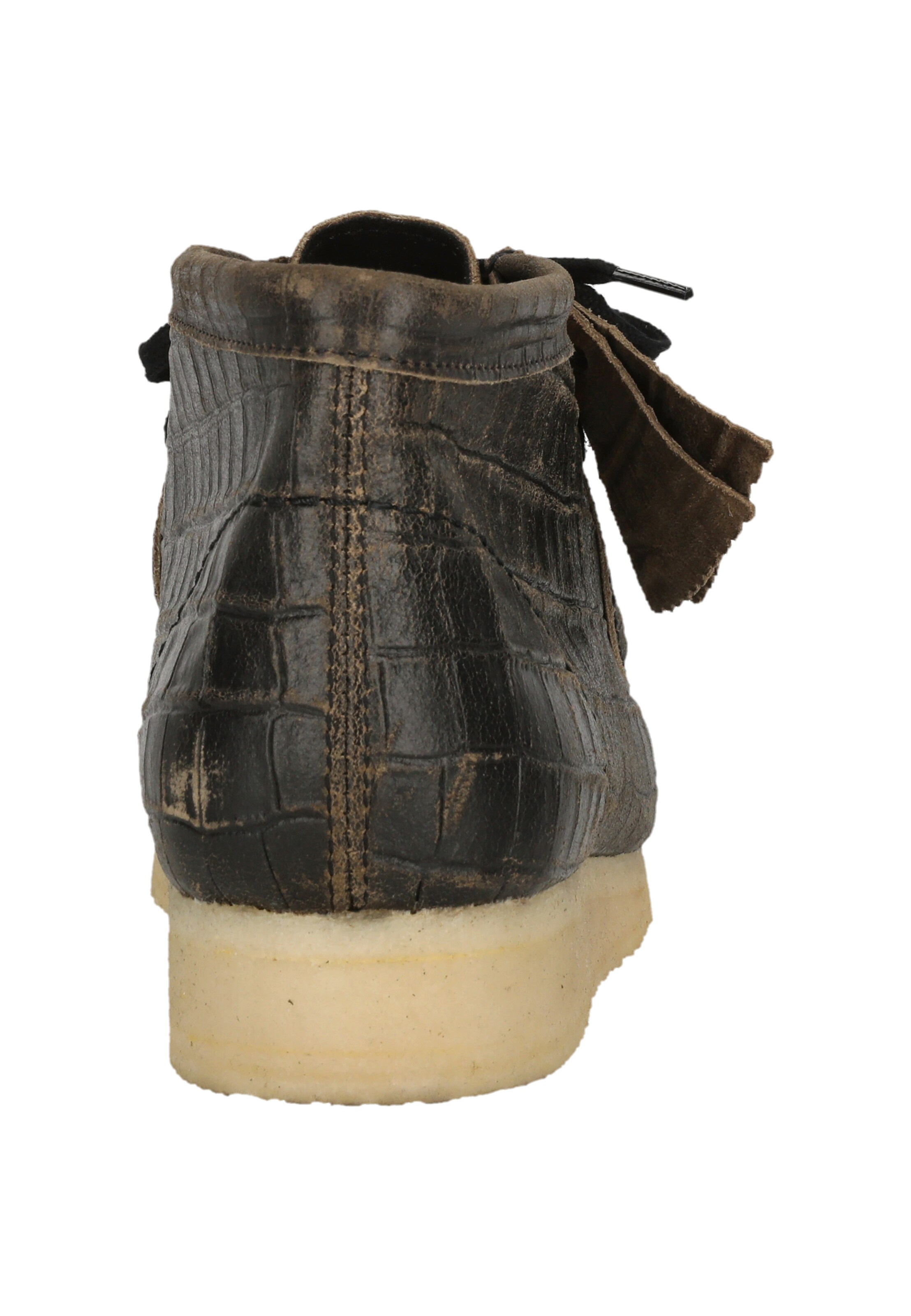 CLARKS Lace-up shoe 'Wallabee Boot' in Brown