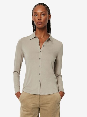 Camicia da donna di Marc O'Polo in beige: frontale