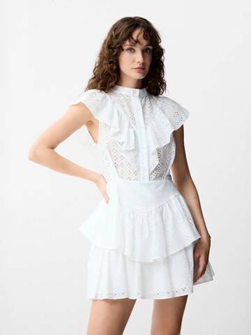 adl Shirt dress in White: front