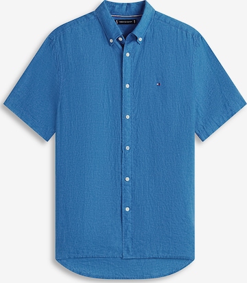 TOMMY HILFIGER Button Up Shirt in Blue: front