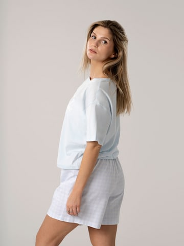 LEAFLETIC Shorty 'Leafletic Women’s Nightwear set'‌‌‌‌‌‌ in Blau