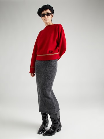 Pullover 'PULL' di Sonia Rykiel in rosso