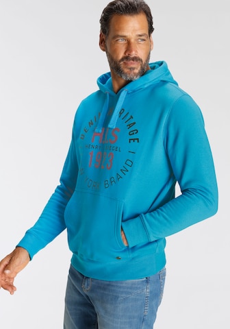 H.I.S Sweatshirt in Blue: front