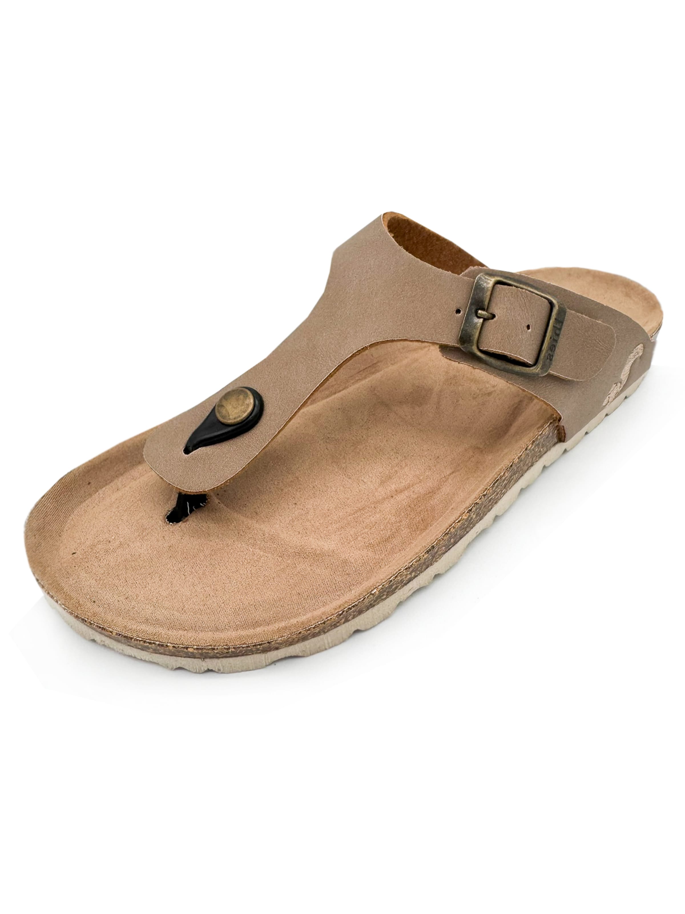 thies Zehentrenner 'thies 1856 ® Eco Bio Thong Sandal'‌‌‌‌‌‌‌‌‌ in Beige: Vorderseite