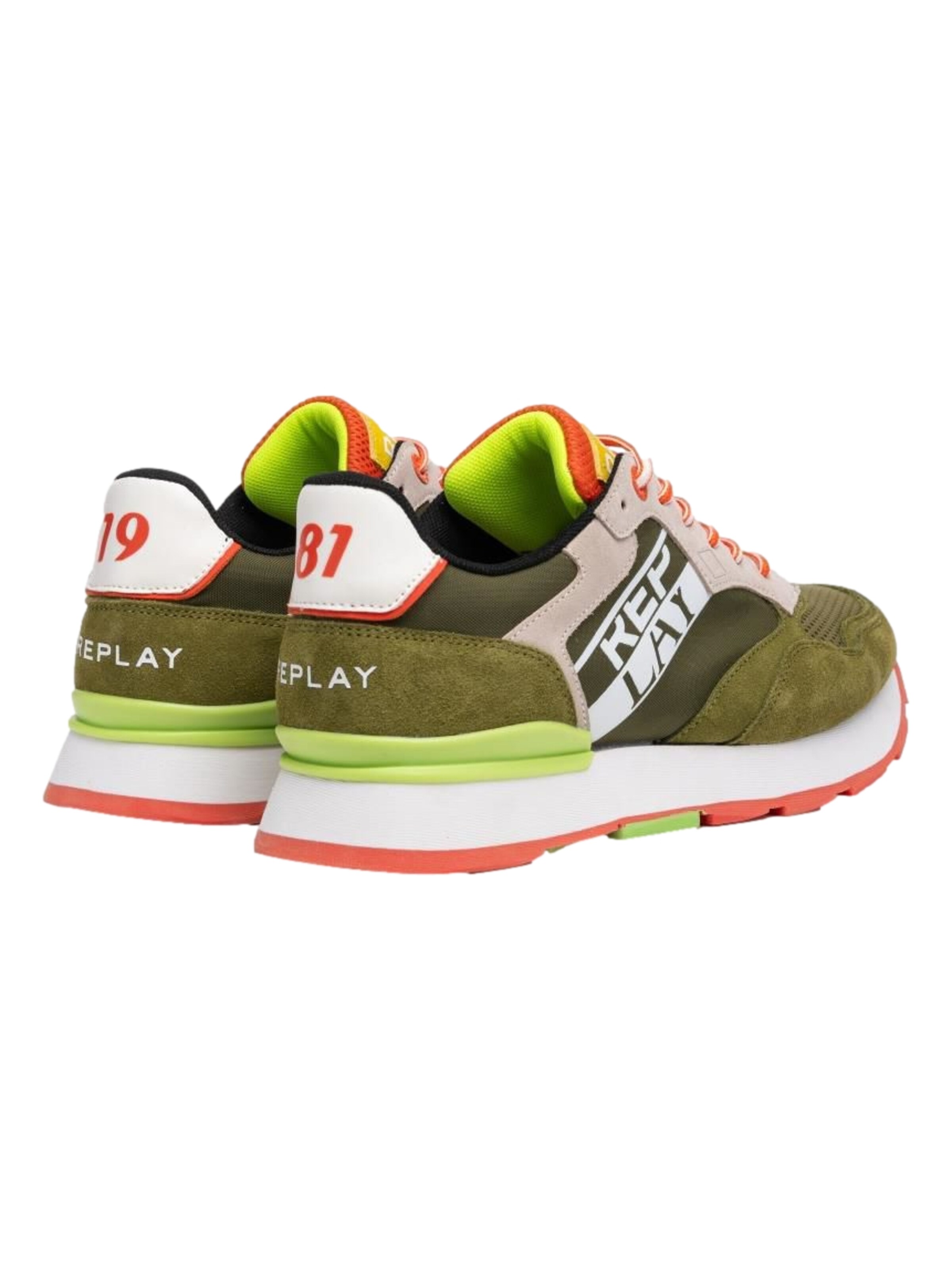 Baskets basses REPLAY en vert