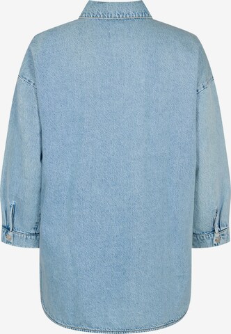 Zizzi Übergangsjacke 'CASSY' in Blau