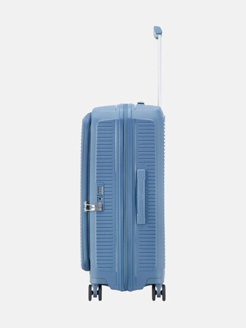 Roncato Trolley 'RONCATO TROLLEY MEDIO 4R 67CM EXP. ARCADE DLX Valigie e Trolley' in Blauw