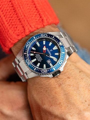 Montre à affichage analogique FESTINA en bleu : devant