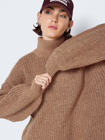 Noisy may Knitted dress 'ROBINA' in Brown