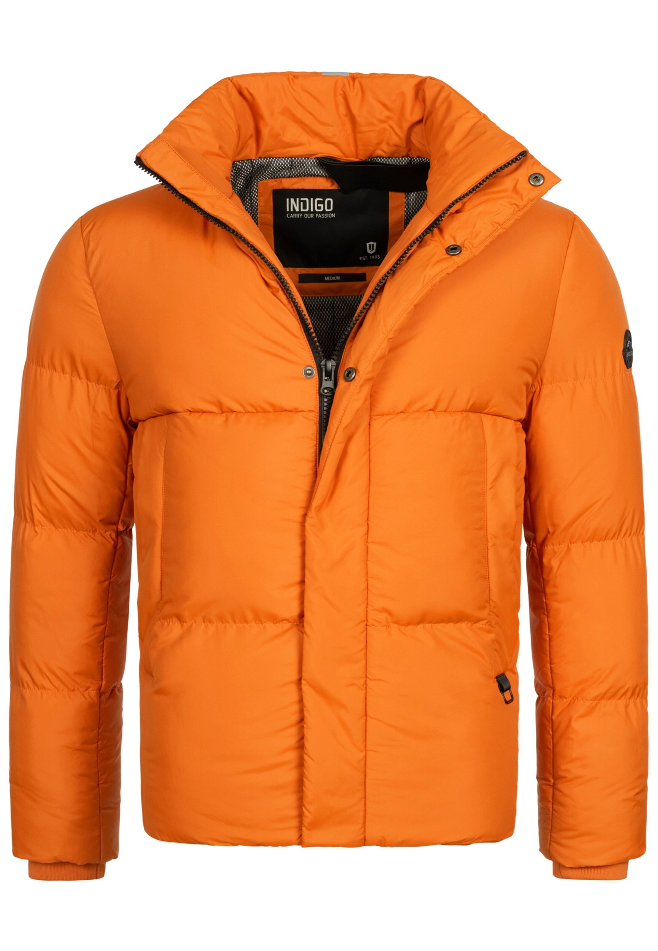 INDICODE JEANS Jacke 'Lanse' in Orange: Vorderseite