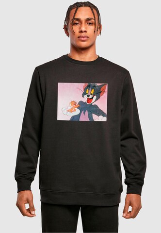 ABSOLUTE CULT Sweatshirt 'Tom and Jerry - Still One' in Black: front
