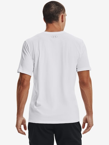 UNDER ARMOUR Rovný strih Funkčné tričko - biela