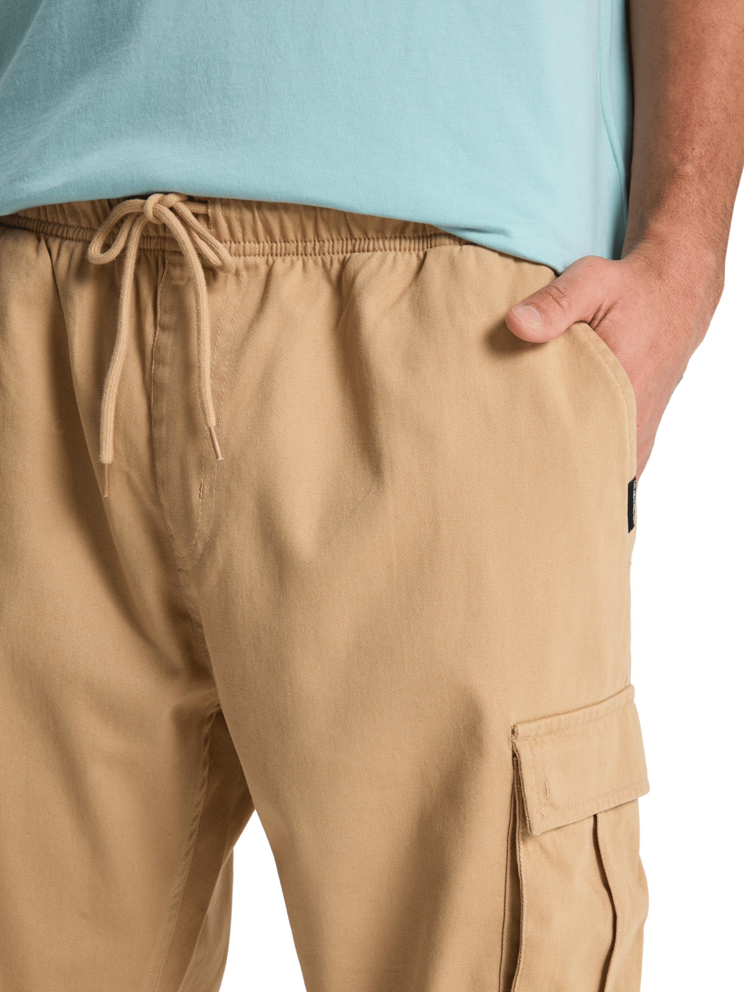 QUIKSILVER Regular Pants 'Taxer' in Beige