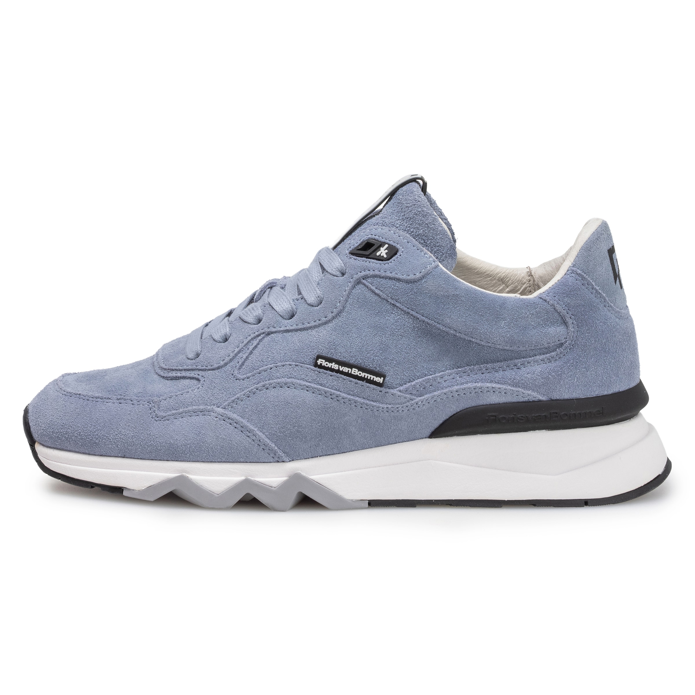 Sneaker bassa di Floris van Bommel in blu: frontale
