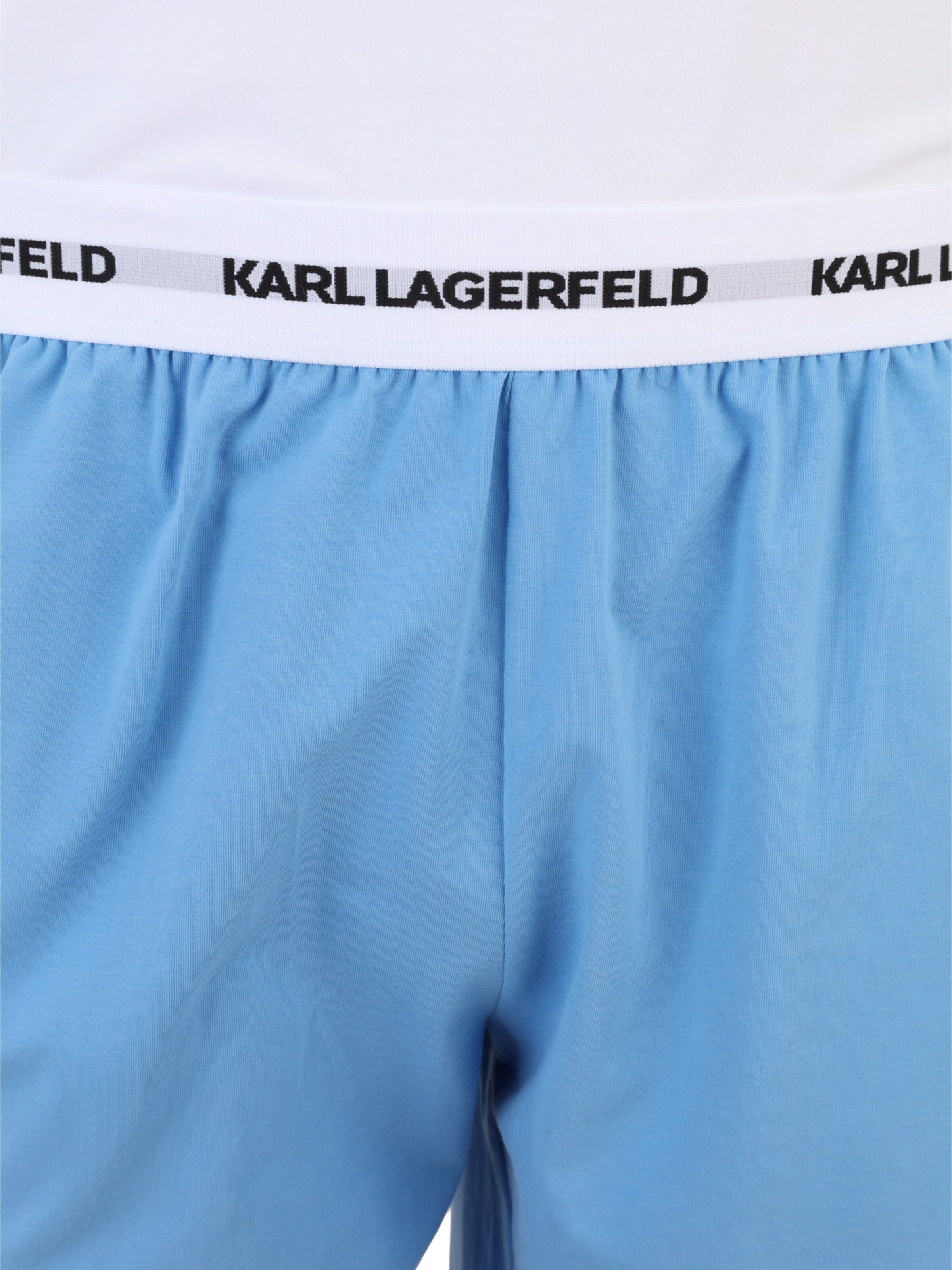 Karl Lagerfeld - Pijama curto em branco
