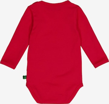 Barboteuse / body 'Langarm' Fred's World by GREEN COTTON en rouge