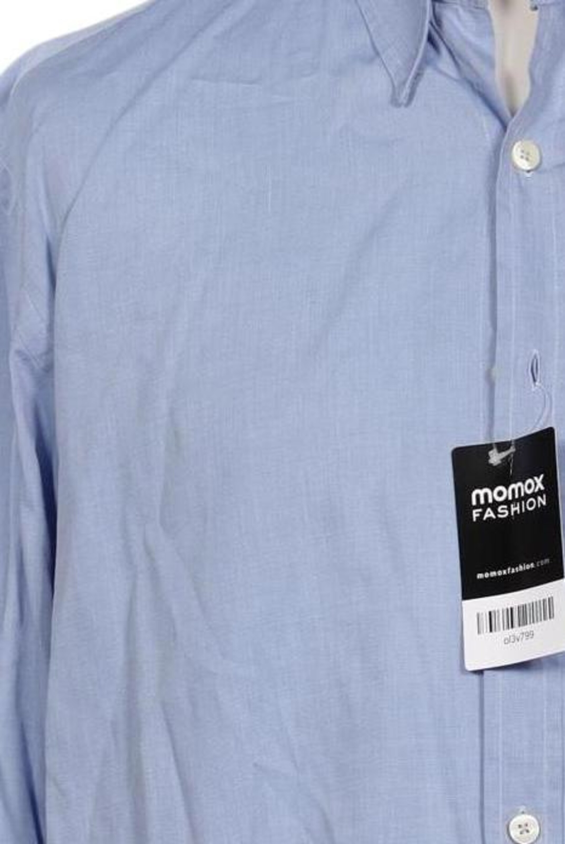 OTTO KERN Button Up Shirt in XL in Blue