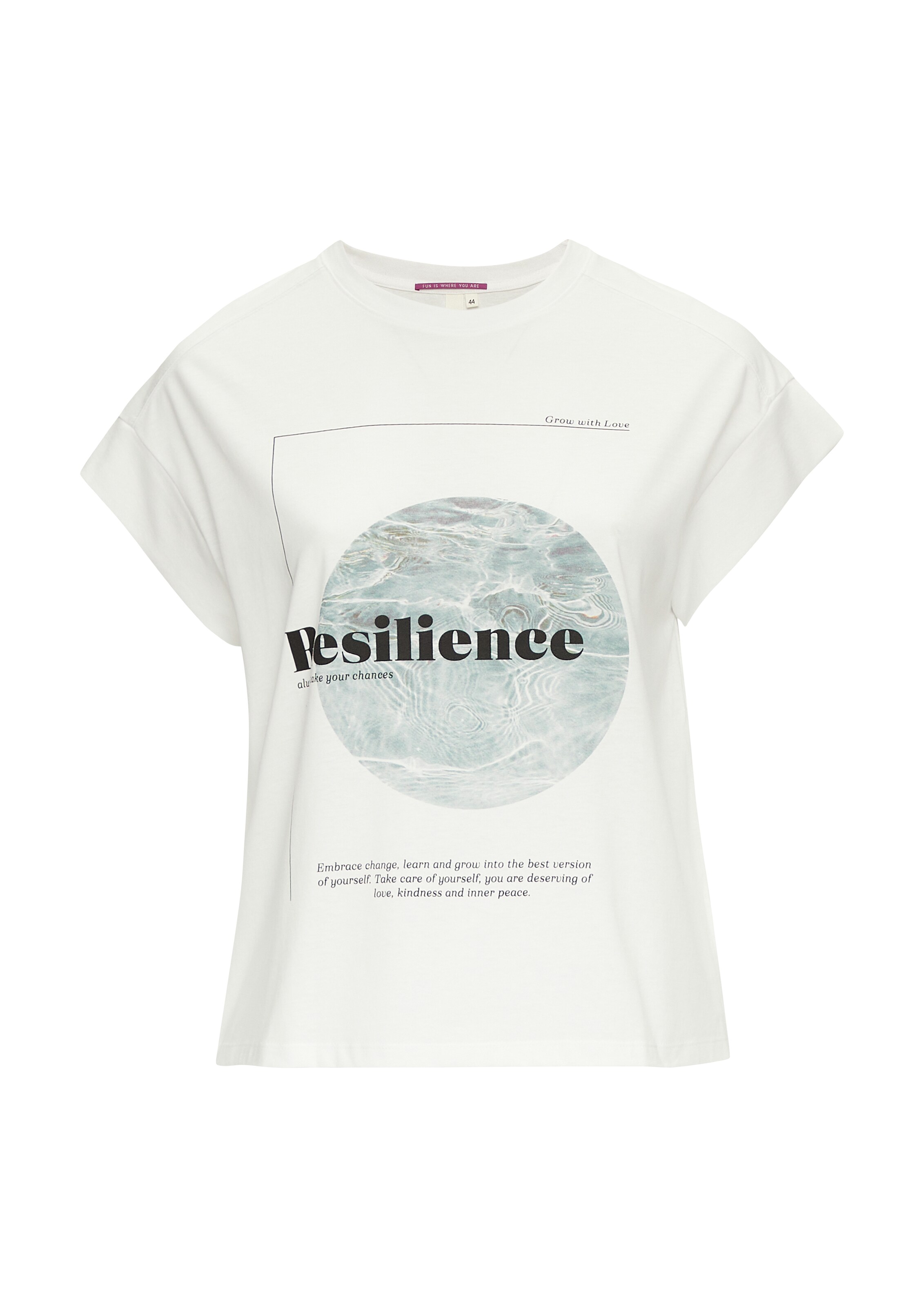 QS Shirt in Weiß: Vorderseite