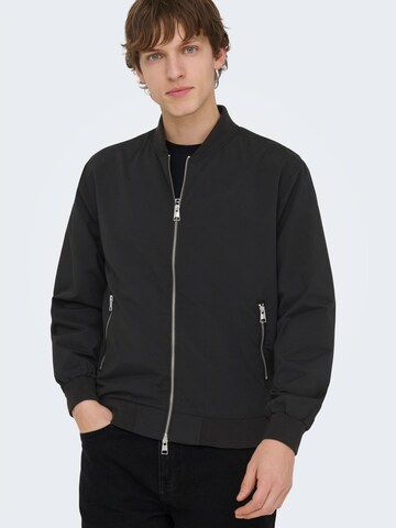 Veste mi-saison 'ONSLANDO' Only & Sons en noir