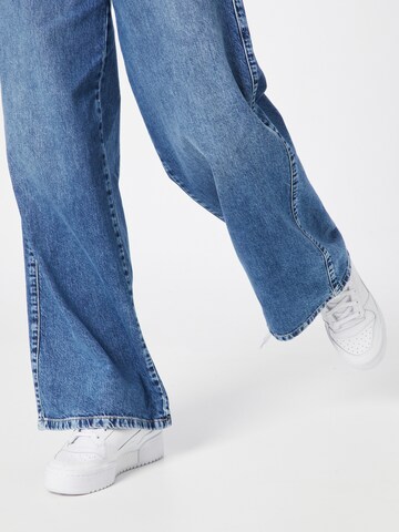 SELECTED FEMME Bandplooi jeans 'Jenni' in Blauw