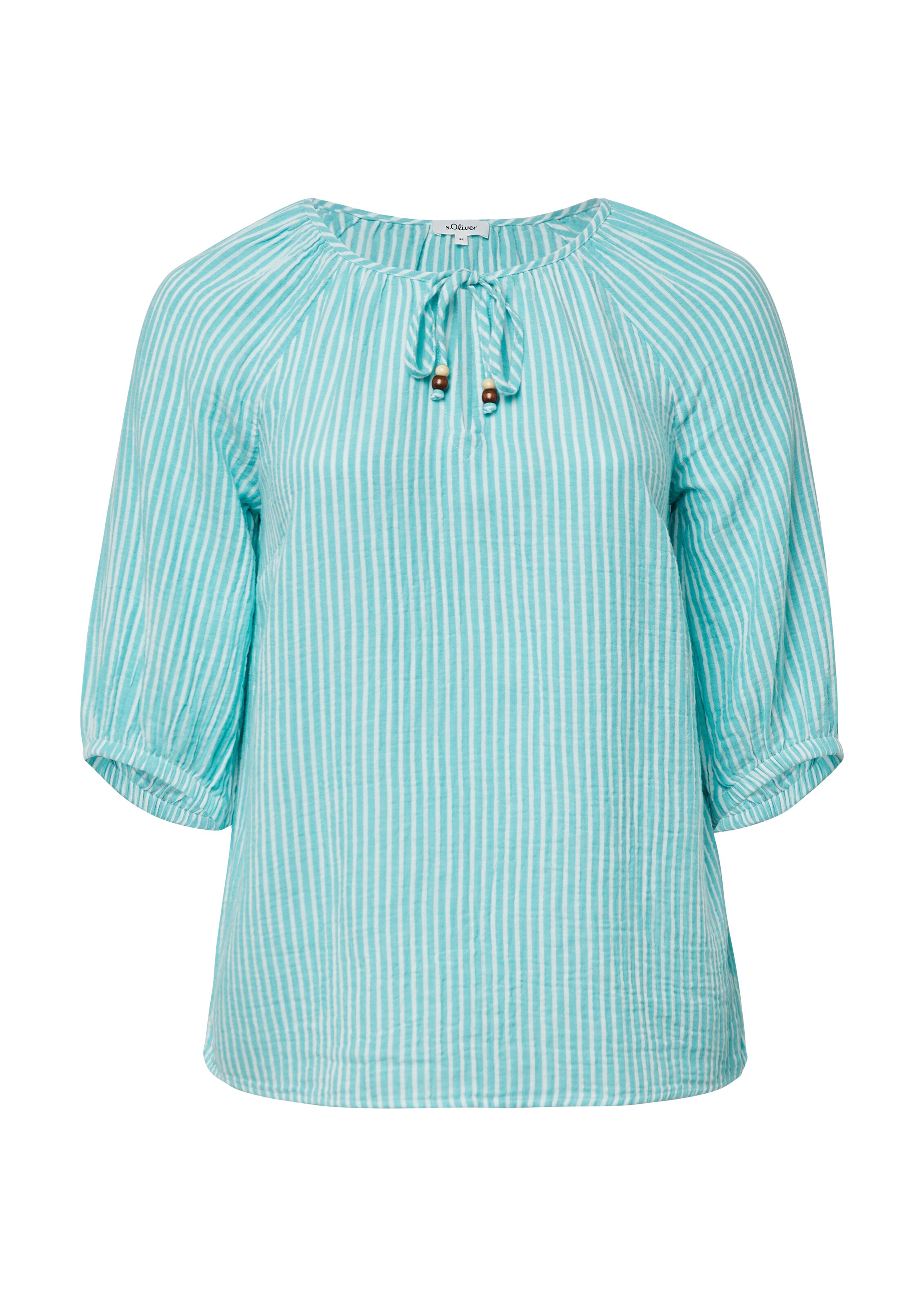 s.Oliver Blouse in Blauw: voorkant