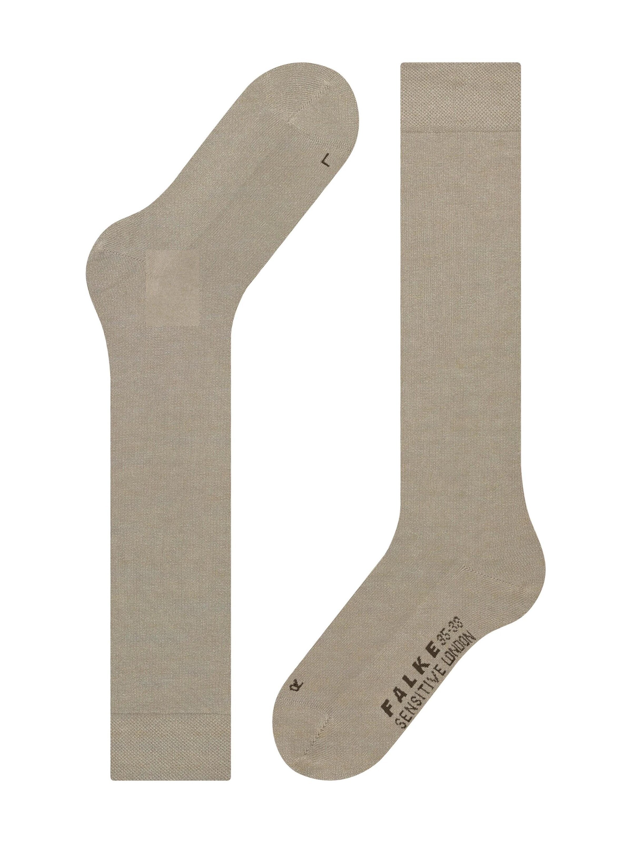 FALKE Overknee Strümpfe 'Sensitive London'‌‌‌‌‌ in Beige
