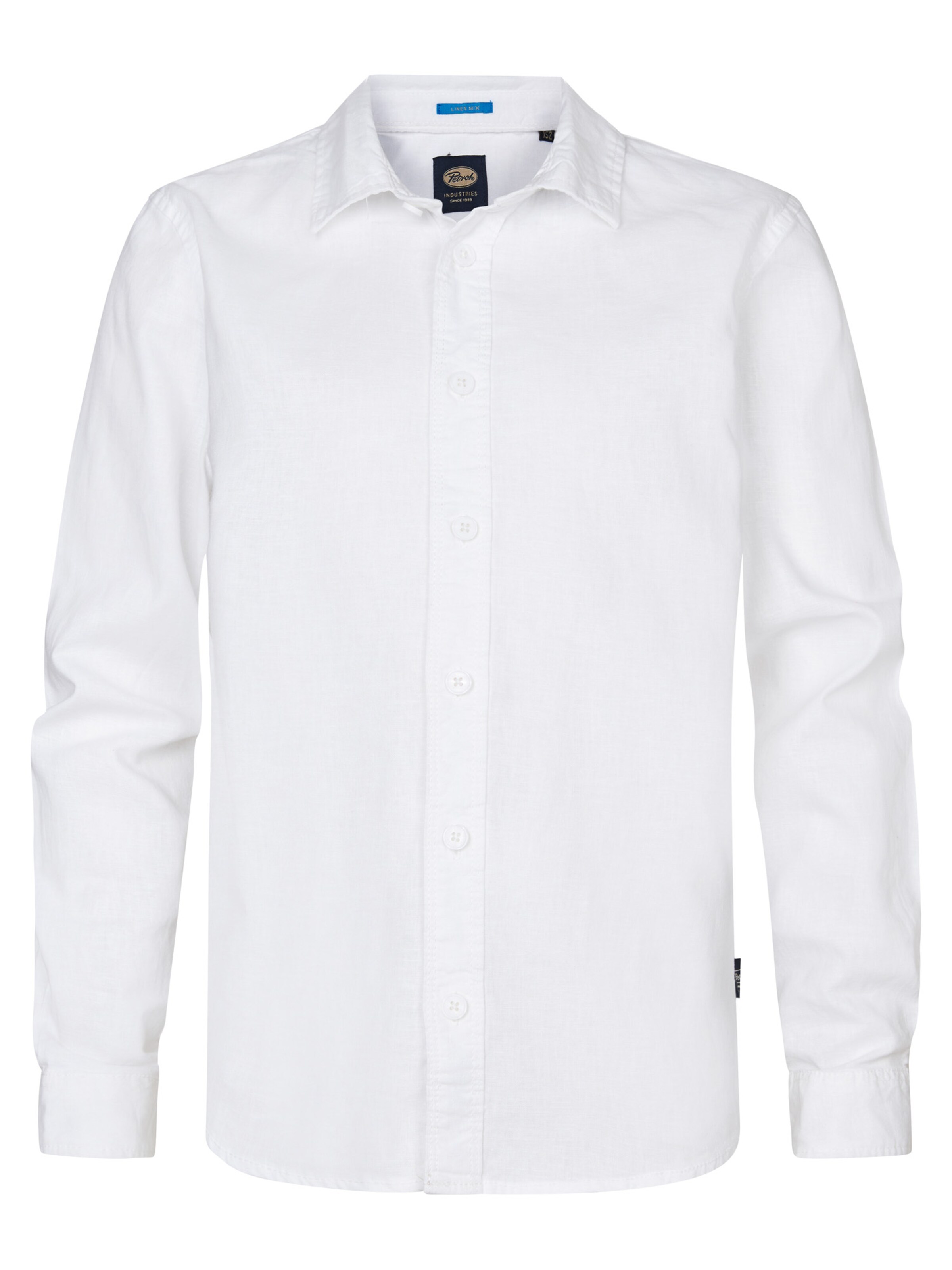 Petrol Industries Regular fit Button up shirt 'Seascape' in White: front