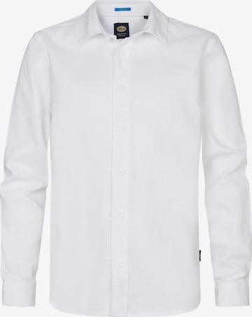 Petrol Industries Overhemd 'Seascape' in Wit: voorkant