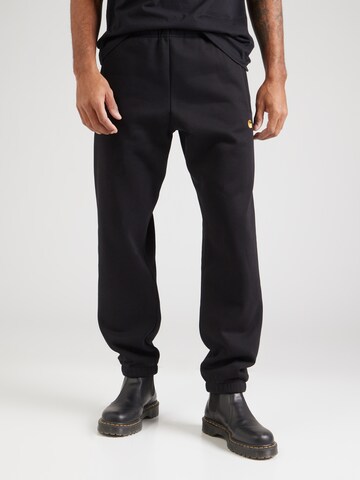 Effilé Pantalon Carhartt WIP en noir : devant