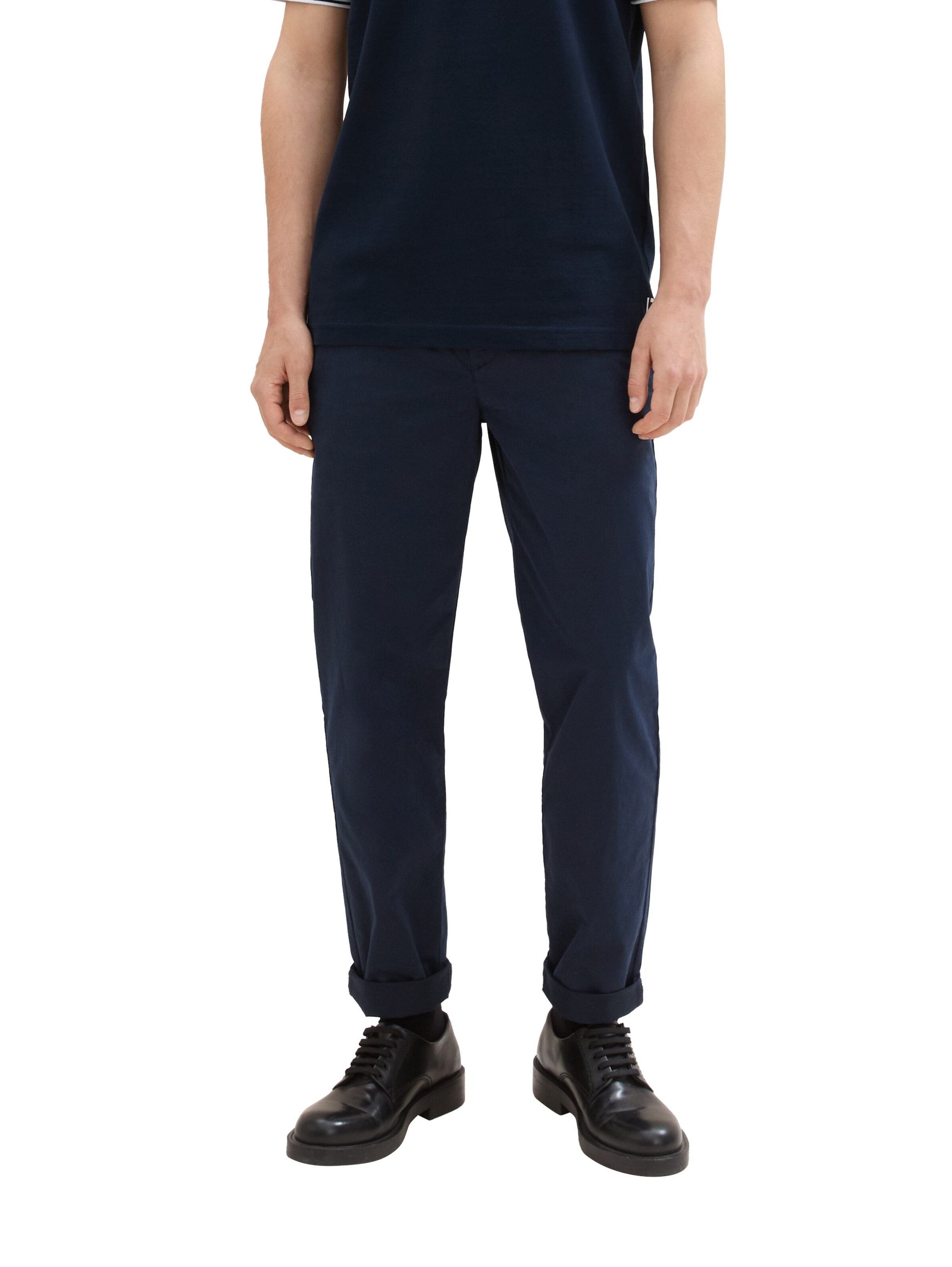 TOM TAILOR DENIM Regular Chino Pants in Blue