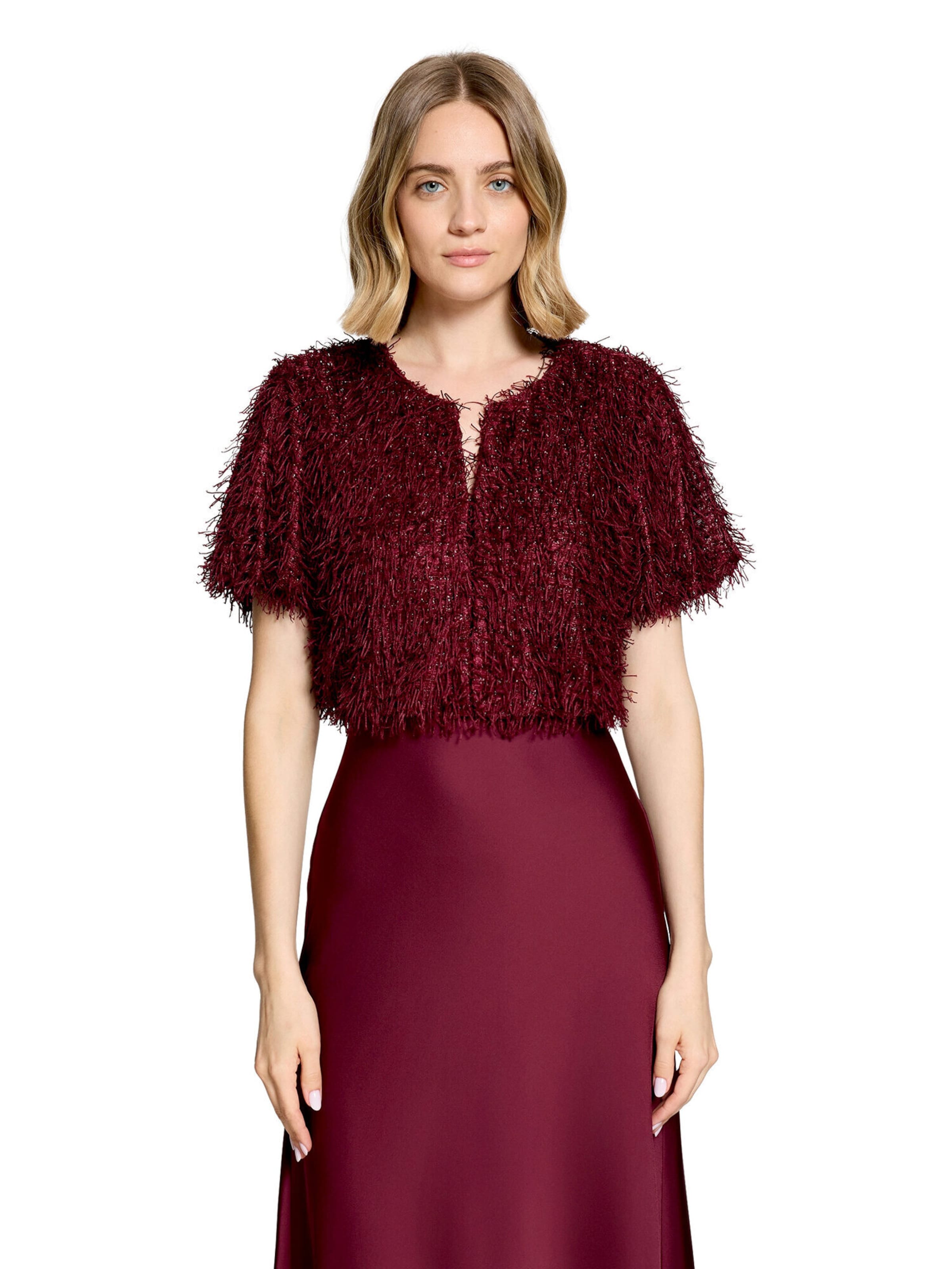 Veste mi-saison Vera Mont en rouge : devant