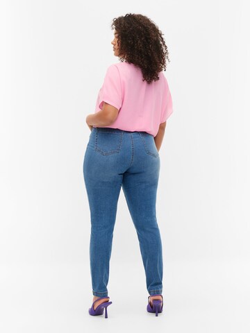 Zizzi Skinny Jeans 'TARA BEA' in Blue
