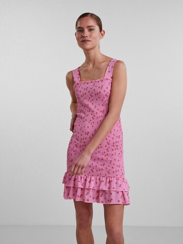 PIECES Платье 'Taylin' в Ярко-розовый