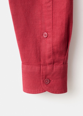 MANGO MAN Regular fit Button Up Shirt 'Avispa-h' in Red