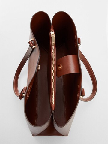 MANGO Käsilaukku 'BELLO' värissä ruskea