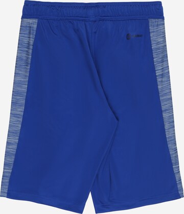 ADIDAS SPORTSWEAR Regular Sports trousers 'Aeroready Heather' in Blue