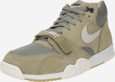 Nike Sportswear Zemie brīvā laika apavi 'Air Trainer 1', krāsa - pelēks / gaiši pelēks / haki, Preces skats