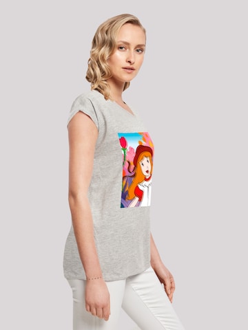 F4NT4STIC Shirt 'Alice im Wunderland Double Alice' in Grijs