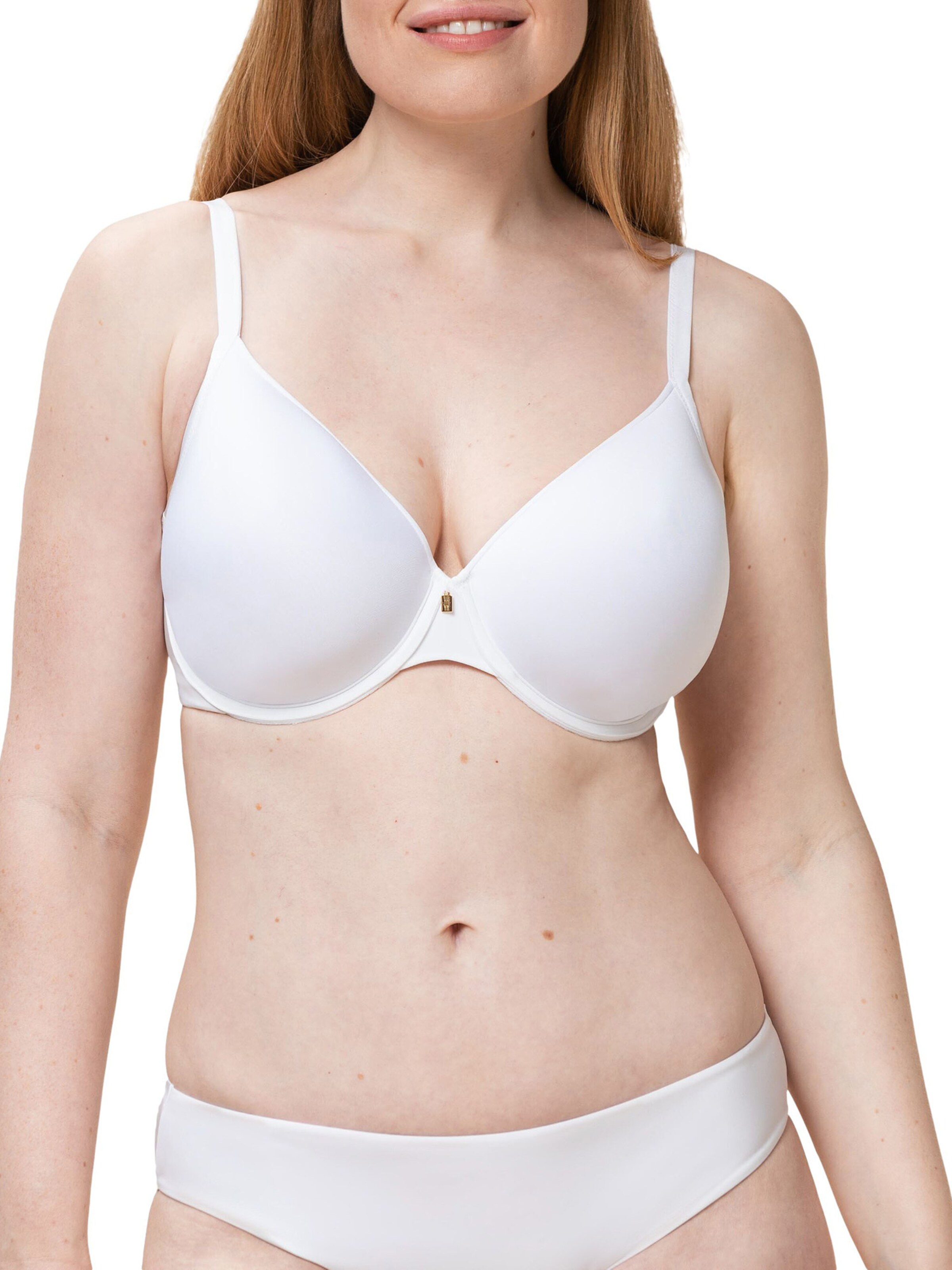 TRIUMPH T-shirt Bra ' Body Make-Up Essentials ' in White: front