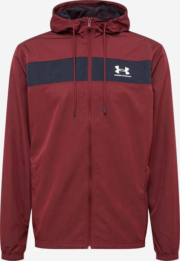 UNDER ARMOUR سترة للتدريب بـ كحلي / أحمر غامق / أبيض, عرض المنتج