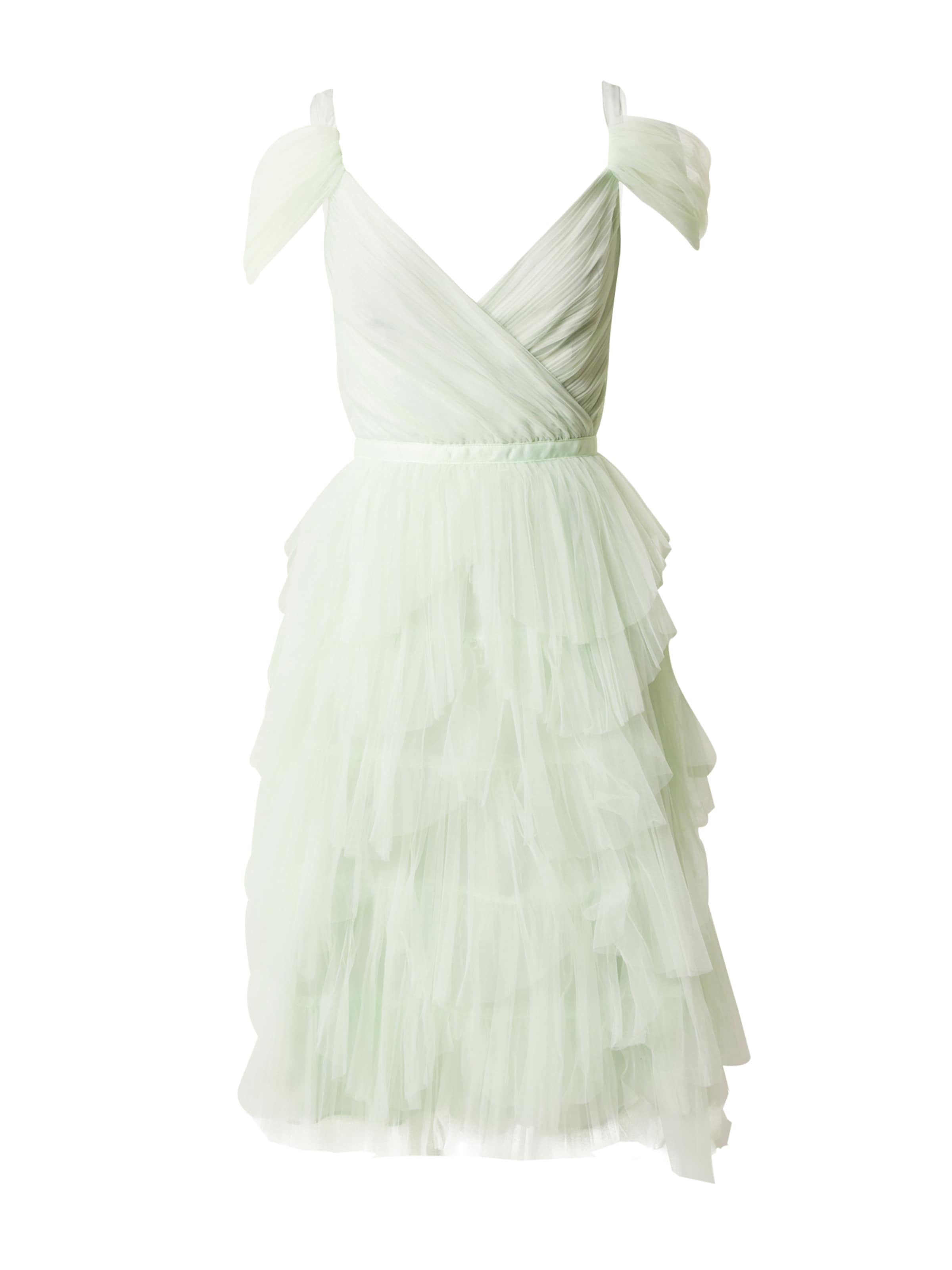 True Decadence Koktejlové šaty – zelená: přední strana