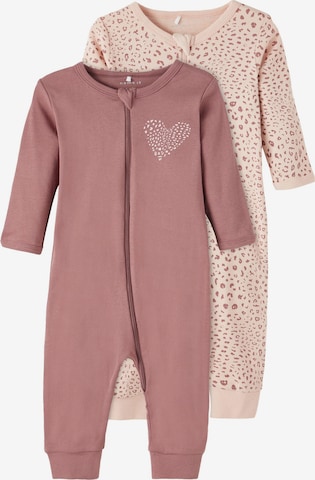 NAME IT Pajamas in Pink: front