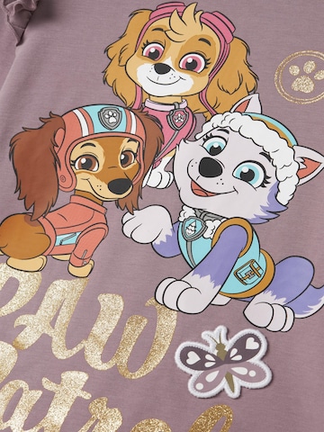 NAME IT Shirt 'Paw Patrol' in Lila