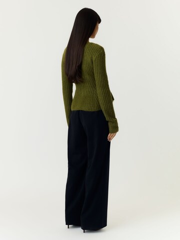YAS Cardigan i grøn