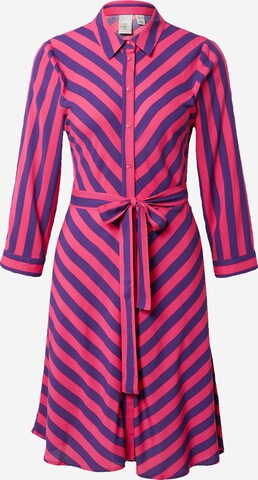 Robe-chemise 'SAVANNA' Y.A.S en rose : devant