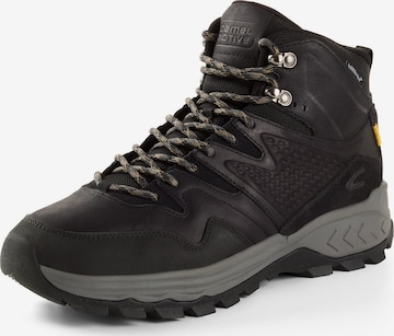CAMEL ACTIVE Lace-Up Boots in Black: front