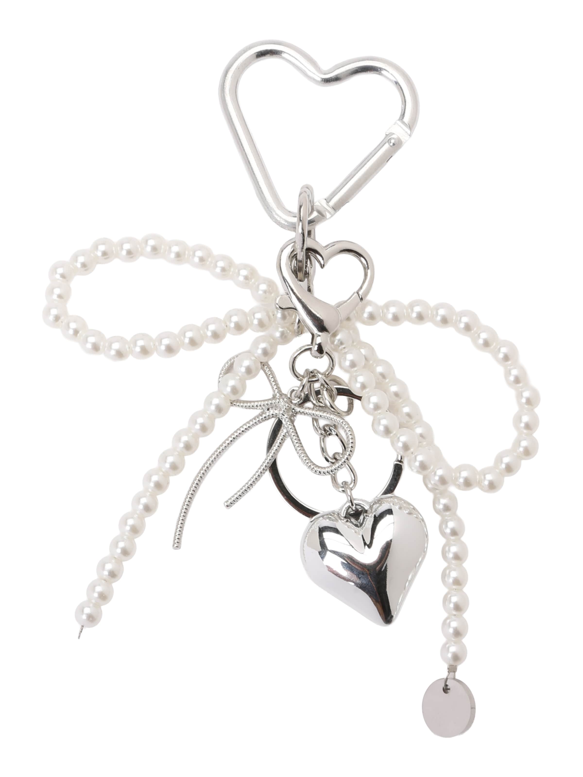 SUI AVA Nyckelring i silver: framsida