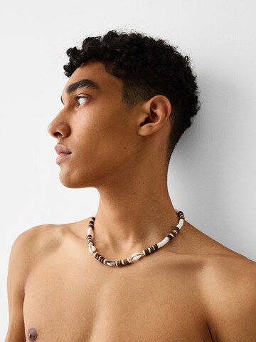 Bershka Ketting in Wit: voorkant