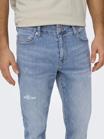 Only & Sons - Slimfit Vaquero 'ONSLoom' en azul